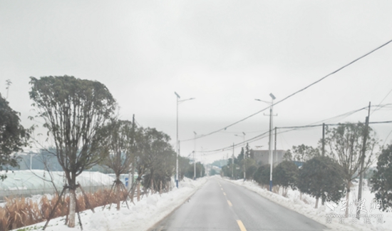 省道S356董家垅-朱新線路口9.3公里，都清理到邊，路面不見雪 高橋鎮(zhèn).jpg